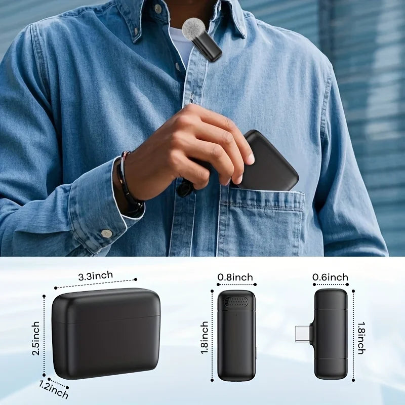 Wireless  Microphone with Charging Case