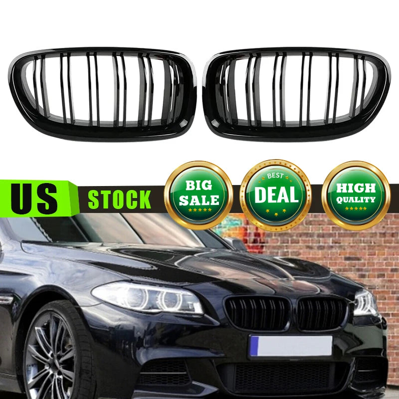 Front Bumper Kidney Grille For BMW 5 Series F10 F11 F18 2010 2011 2012-2016