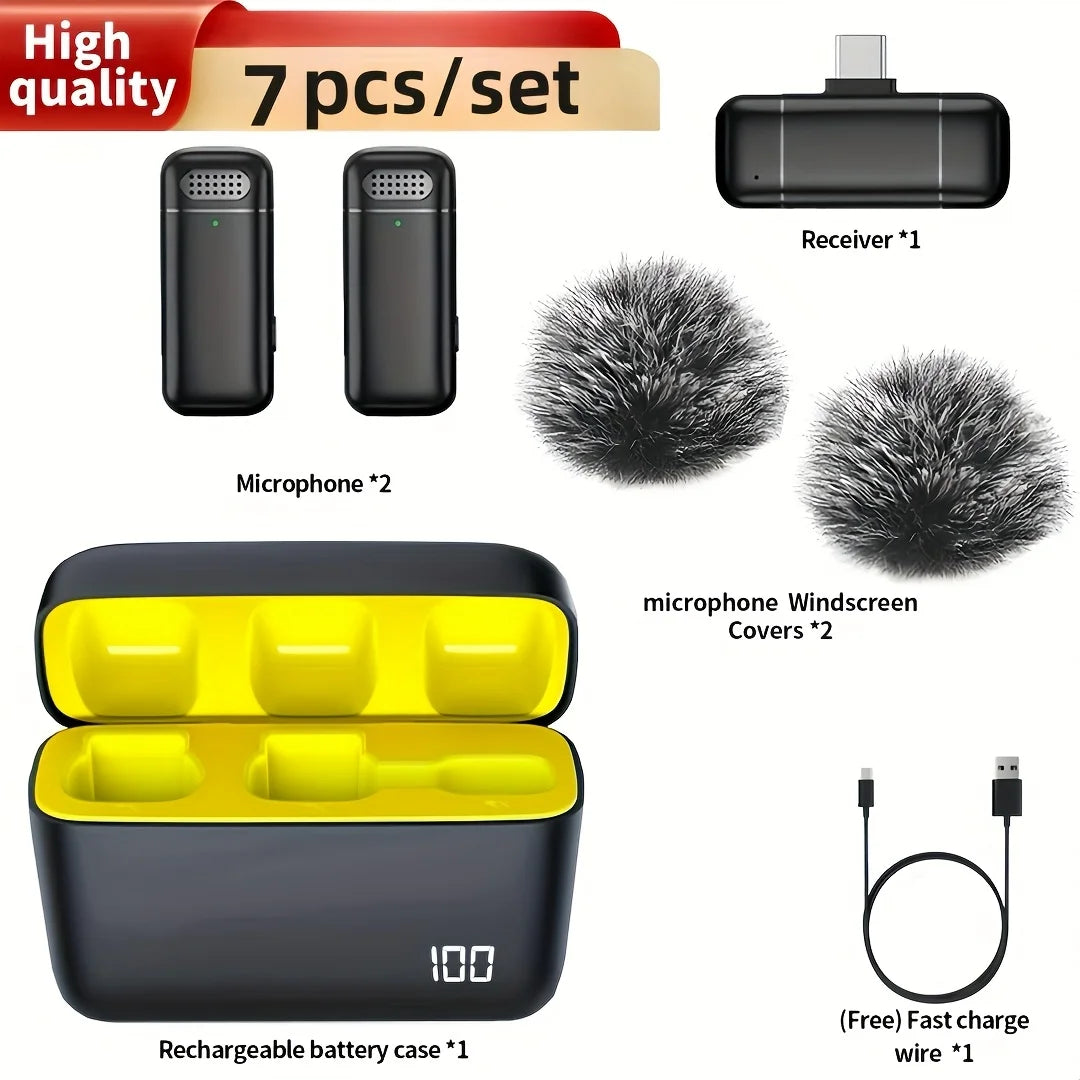 Wireless  Microphone with Charging Case