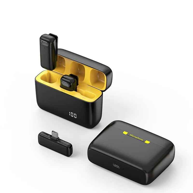 Wireless  Microphone with Charging Case