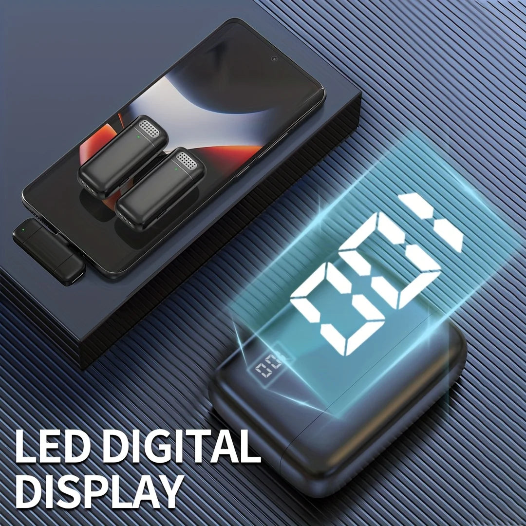 Wireless  Microphone with Charging Case