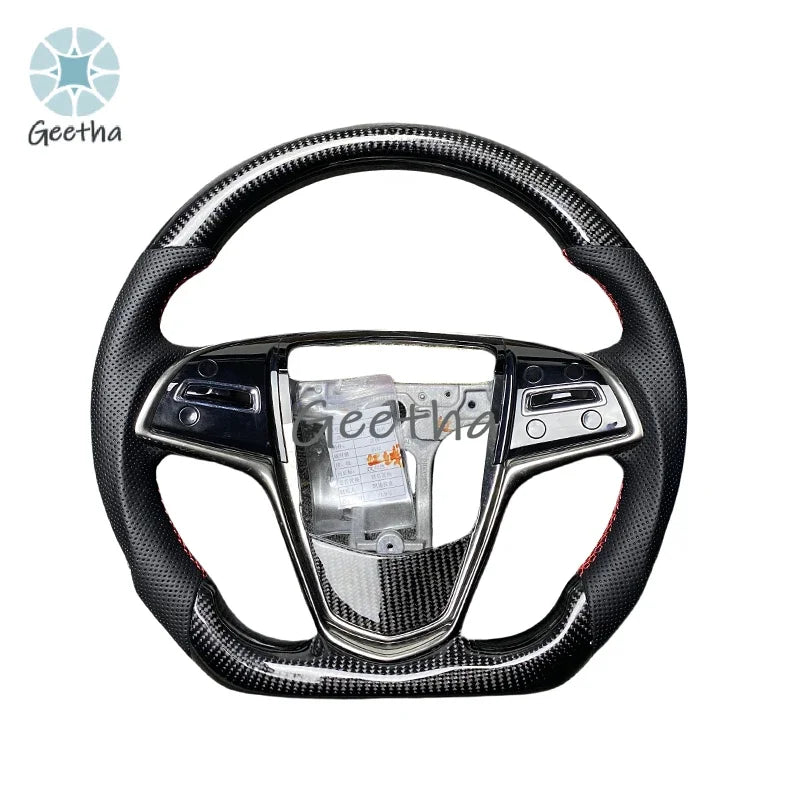 Carbon Fiber Steering Wheel for Cadillac CTS XTS SRX ATS CT6 ATS-V Customized