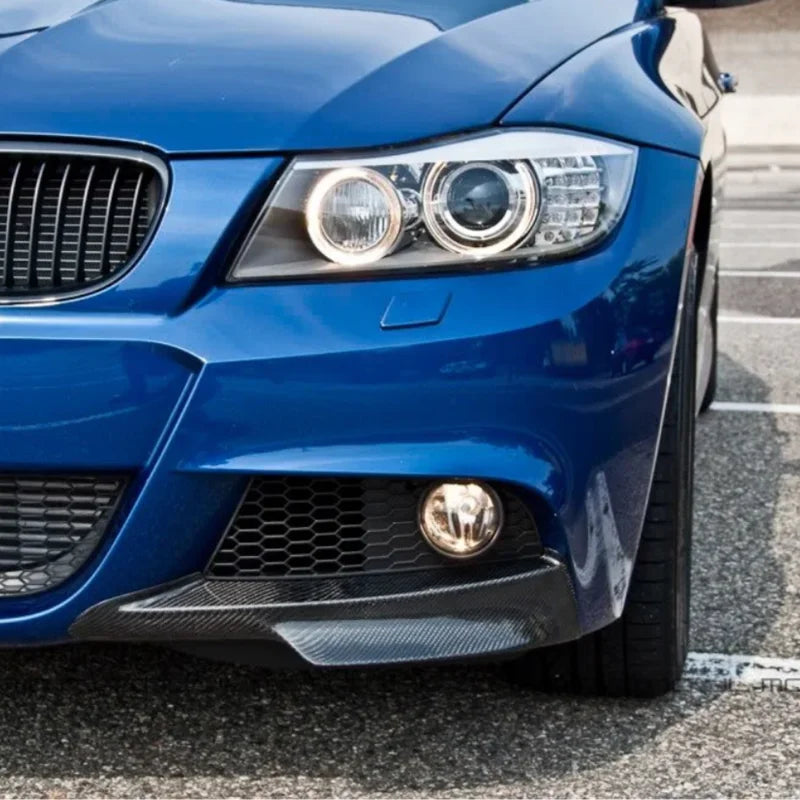 BMW Accessories 3 Series E90 E91 328i 325i LCI M-Tech Sports 2009 2010 2011 2012 Front Splitters Bumper Lip Covers Carbon