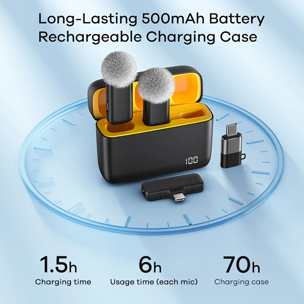 Wireless  Microphone with Charging Case